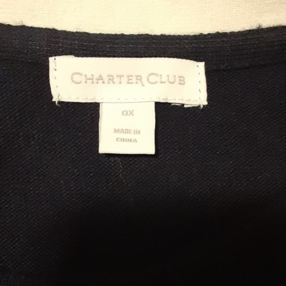 Charter Club - Fresh Twist Sweater - OX - Blue - BB - Picture 7 of 10